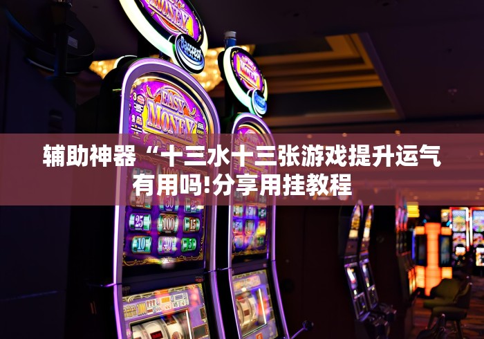 辅助神器“十三水十三张游戏提升运气有用吗!分享用挂教程