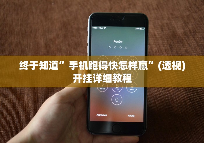 终于知道”手机跑得快怎样赢”(透视)开挂详细教程