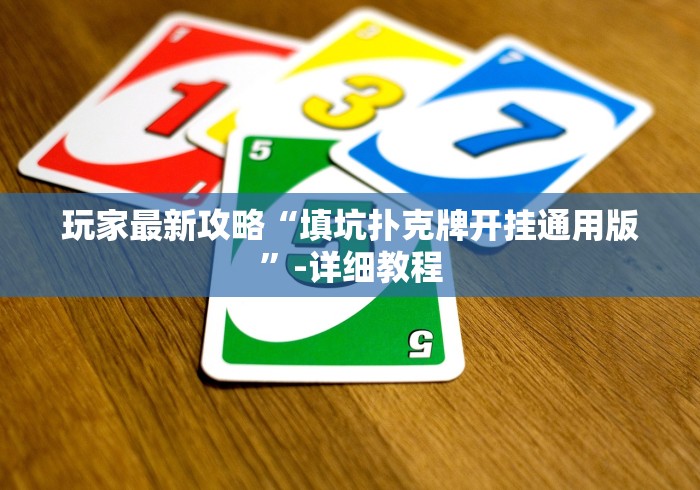 玩家最新攻略“填坑扑克牌开挂通用版”-详细教程