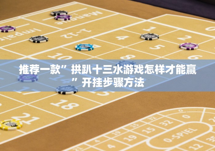 推荐一款”拱趴十三水游戏怎样才能赢”开挂步骤方法