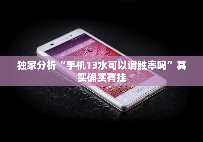 独家分析“手机13水可以调胜率吗”其实确实有挂 独家分析“手机13水可以调胜率吗”其实确实有挂
