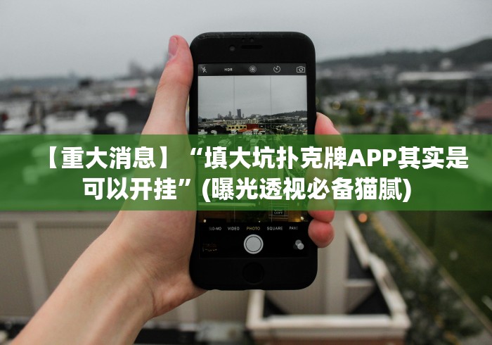 【重大消息】“填大坑扑克牌APP其实是可以开挂”(曝光透视必备猫腻) 【重大消息】“填大坑扑克牌APP其实是可以开挂”(曝光透视必备猫腻)