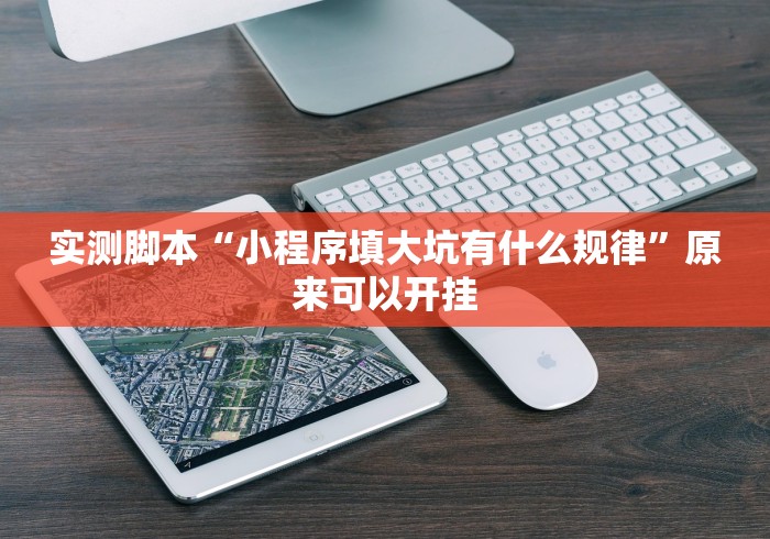 实测脚本“小程序填大坑有什么规律”原来可以开挂 实测脚本“小程序填大坑有什么规律”原来可以开挂