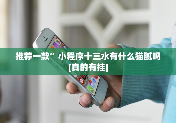推荐一款”小程序十三水有什么猫腻吗[真的有挂]