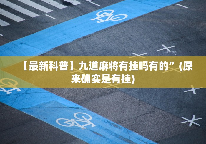 【最新科普】九道麻将有挂吗有的”(原来确实是有挂)