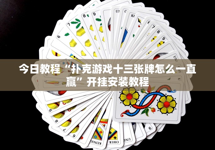 今日教程“扑克游戏十三张牌怎么一直赢”开挂安装教程