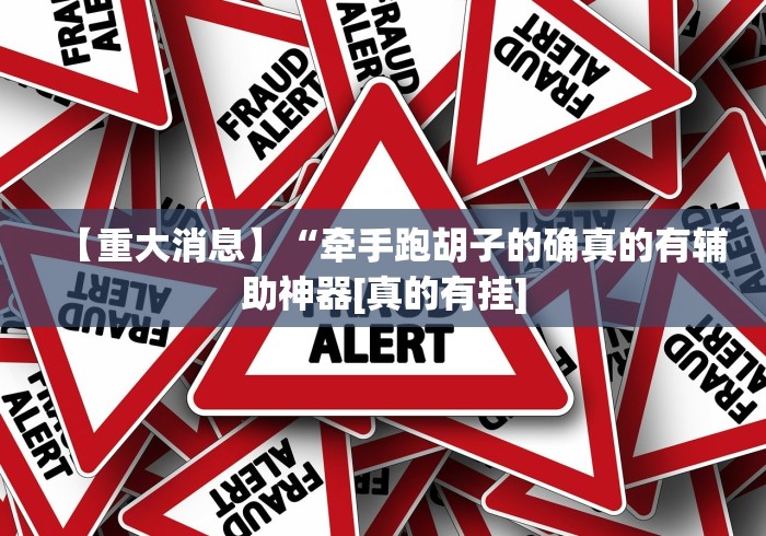 【重大消息】“牵手跑胡子的确真的有辅助神器[真的有挂]