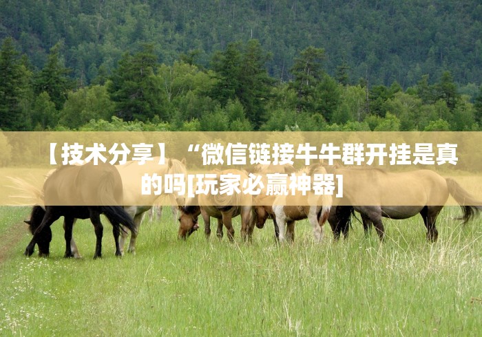 【技术分享】“微信链接牛牛群开挂是真的吗[玩家必赢神器]